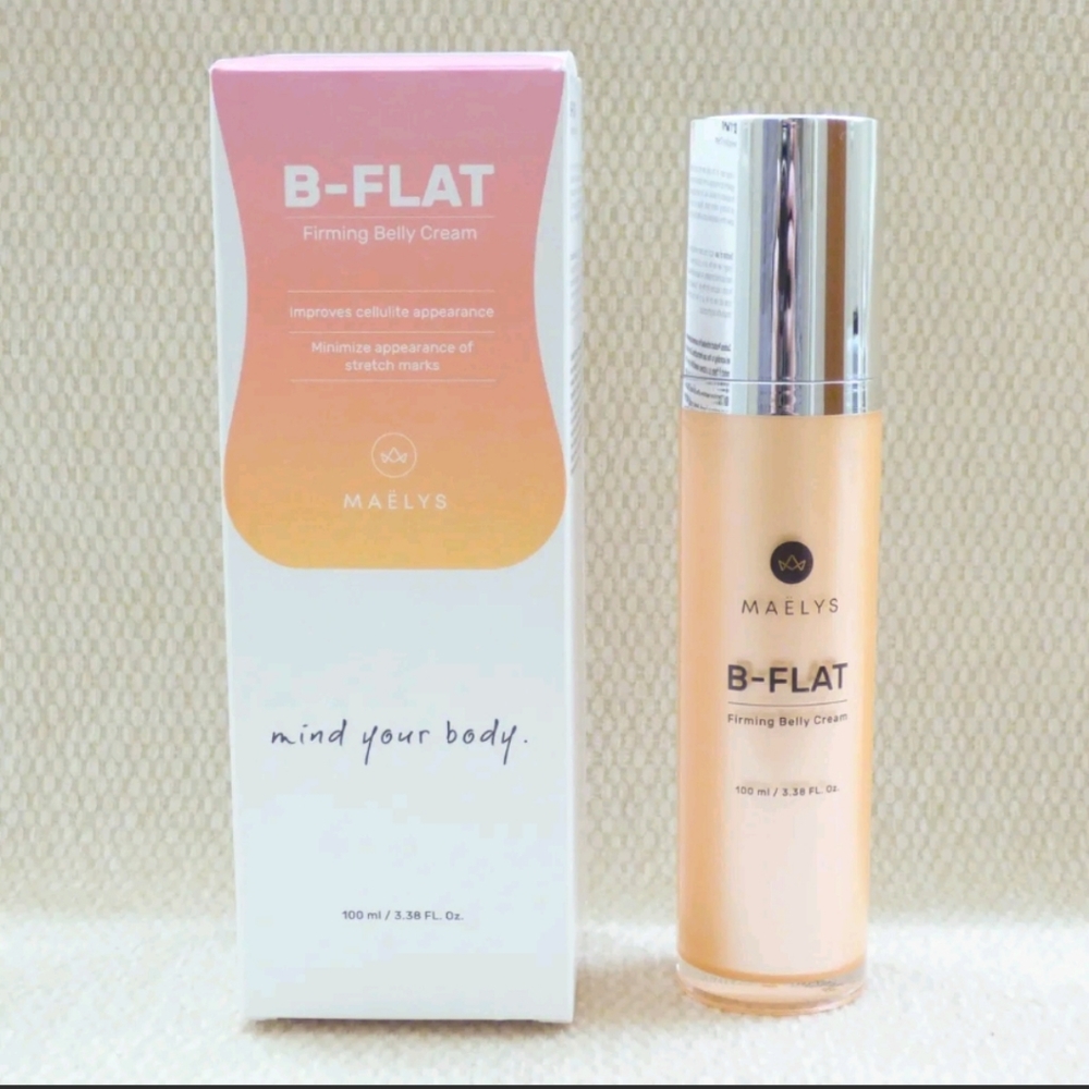 MAELYS B-Flat Firming Belly Cream - Full Size - 100ml / 3.38 fl oz - NEW IN BOX